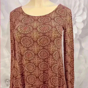 Forever 21 Bohemian Medallion Print Dress